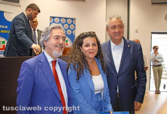 Viterbo - Congresso comunale Forza Italia - Battistoni, Frontini e Barelli