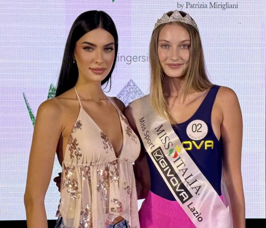 Miss Italia - Martina Sambucini con Valentina Berardo