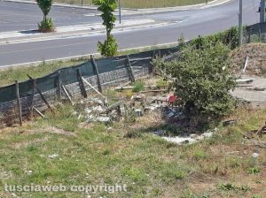 Viterbo - Il cantiere al cimitero nuovo