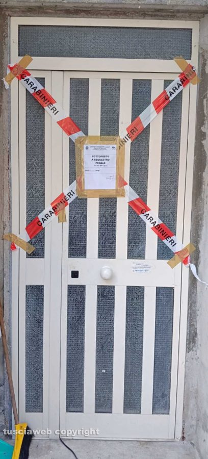 Fabrica di Roma - Appartamento sotto sequestro in via San Rocco