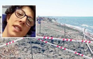 Montalto di Castro - La buca della tragedia - Nel riquadro Riccardo Boni