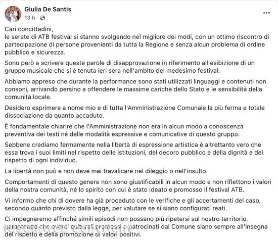 Montefiascone - Tuscia Birra - Il post della sindaca Giulia De Santis