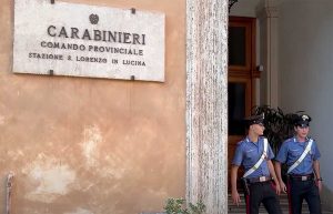 Roma - La caserma dei carabinieri di San Lorenzo in Lucina
