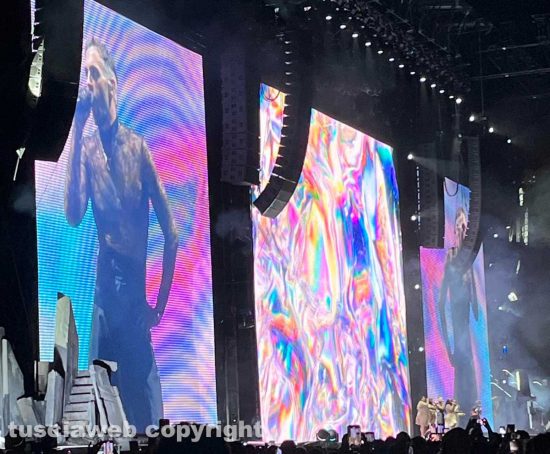 Roma - Il concerto di Marco Mengoni allo stadio Olimpico