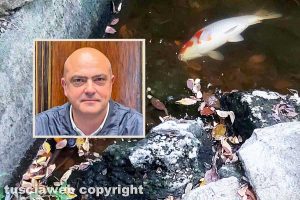 Pratogiardino Lucio Battisti ridotto a un letamaio puzzolente - Nel riquadro l'assessore Giancarlo Martinengo