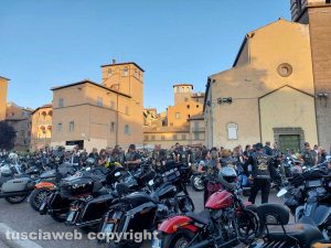 Il rombo delle Harley-Davidson per le vie di Viterbo
