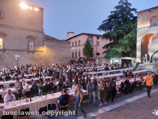 Il rombo delle Harley-Davidson per le vie di Viterbo