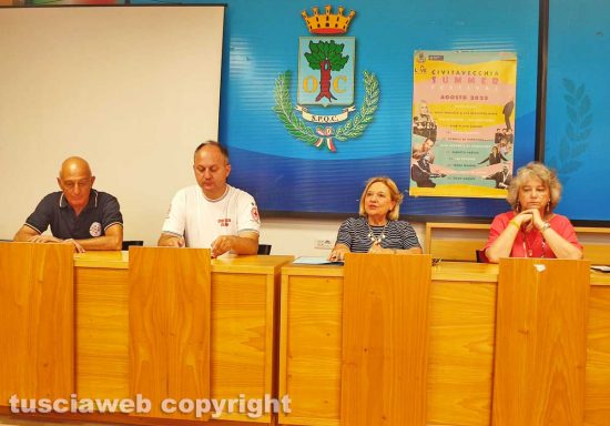 Civitavecchia - La conferenza stampa sull'emergenza caldo