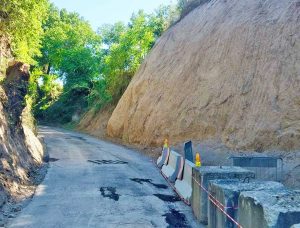 Viterbo - Strada Filante messa in sicurezza
