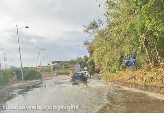 Civitavecchia - Allagamenti dopo l'acquazzone