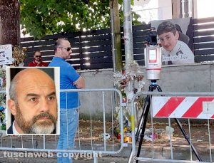 Caso Leonardo Cristiani - Secondo sopralluogo - Nel riquadro l'assessore Stefano Floris