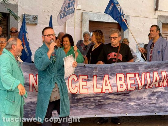 Massimiliano Gualdi, rappresentante del comitato Uniti per l’acqua pubblica di Fabbrica di Roma