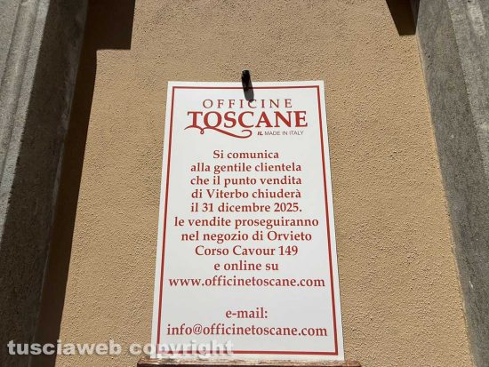 Officine Toscane lascia Viterbo 