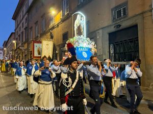 Viterbo - La processione della Madonna del Carmelo