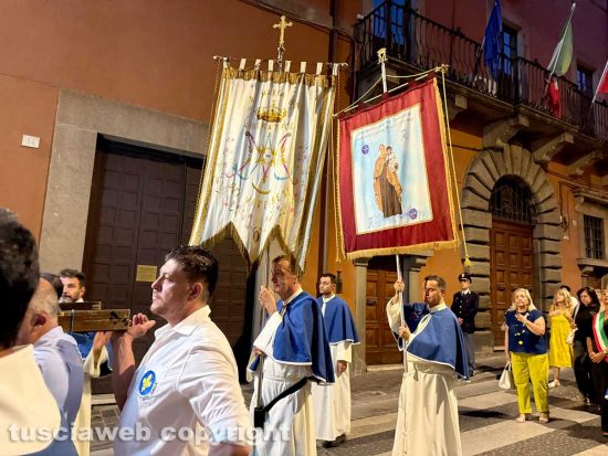 Viterbo - La processione della Madonna del Carmelo