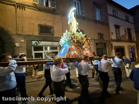 Viterbo - La processione della Madonna del Carmelo