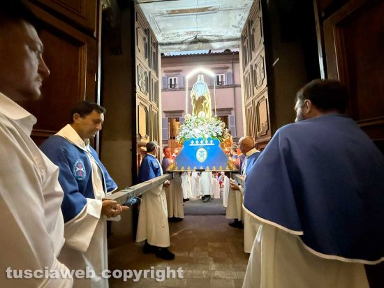 Viterbo - La processione della Madonna del Carmelo