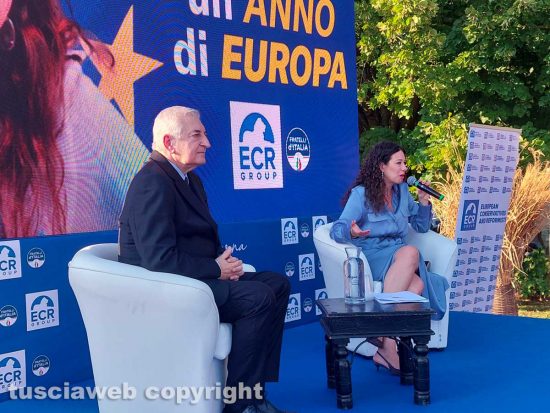 FdI - Tommaso Foti, ministro per gli Affari europei, e Antonella Sberna, vicepresidente del parlamento europeo