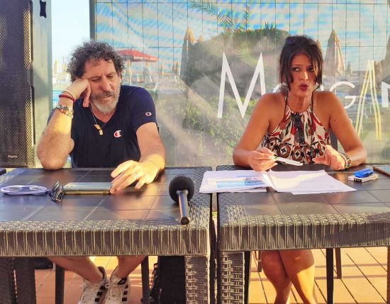 Civitavecchia - Marco Pagliarini e Fabiana Attig in conferenza stampa