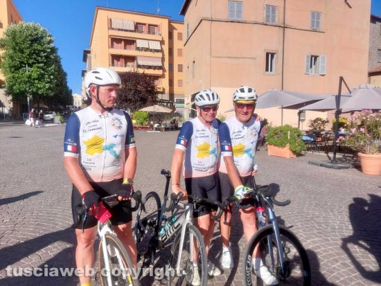 Viterbo - Francoitalienne, in bicicletta contro il cancro
