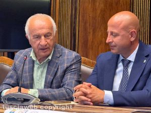 Viterbo - La presentazione del premio Il Ciuffo e la Rosa - Vincenzo Fiorillo e Marco Ciorba
