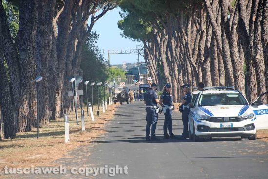 Viterbo - Disinnesco della bomba della seconda guerra mondiale all’aeroporto Fabbri