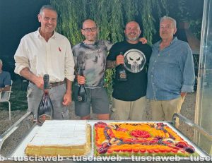 Viterbo - Il compleanno di il compleanno di Danilo Franci, Claudio Ceccariglia, Marco Cepparotti e Marco Biscetti