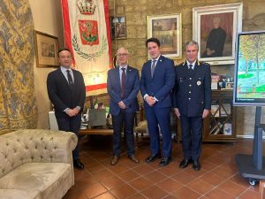 Bagnoregio - Il prefetto Sergio Pomponio in visita al comune