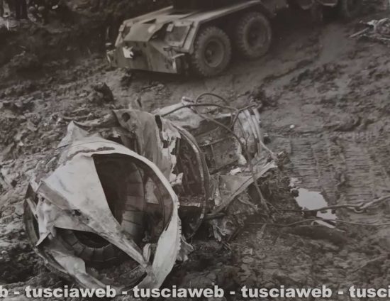 Fratta Todina - Il recupero dell'F-104 precipitato nel 1965