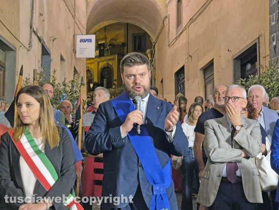 Montefiascone - L'inaugurazione della 65esima Fiera del Vino - L'intervento del presidente della provincia Alessandro Romoli