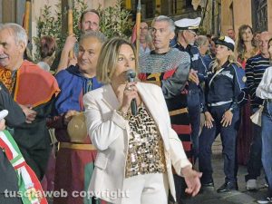 Montefiascone - L'inaugurazione della 65esima Fiera del Vino - L'intervento dell'assessora Carla Mancini