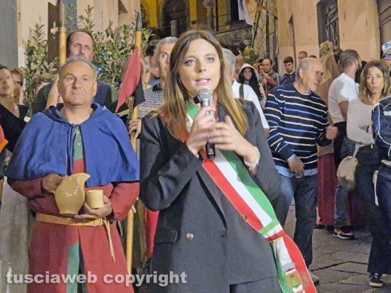 Montefiascone - L'inaugurazione della 65esima Fiera del Vino - L'intervento della sindaca Giulia De Santis