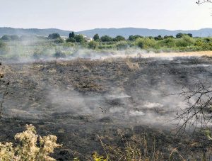 San Lorenzo Nuovo - Fiamme in località Ponticello
