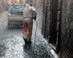 Viterbo - Interventi di sanificazione stradale