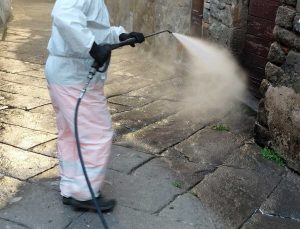 Viterbo - Interventi di sanificazione stradale 