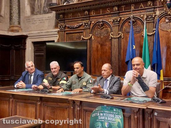 Torneo Interforze Santa Rosa città di Viterbo - Alvaro Marucci, Mauro Caparelli, Gianluca Spina, Fabio Zampaglione e Giancarlo Martinengo