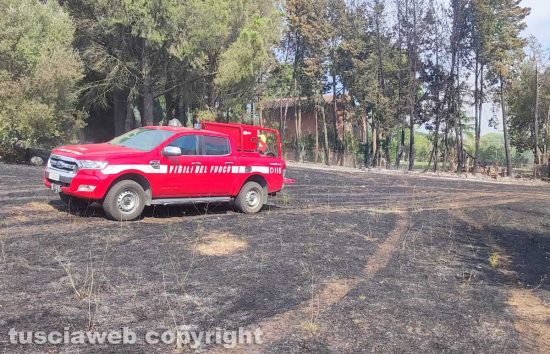 Incendio a Sutri