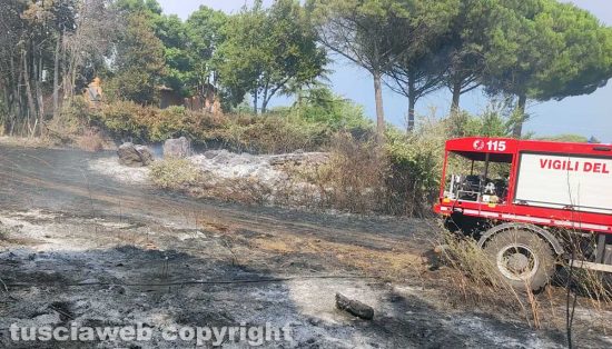 Incendio a Sutri
