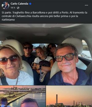 Il post di Carlo Calenda sulla centrale di Civitavecchia