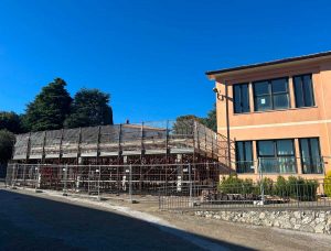 Bassano in Teverina - Cantiere all'asilo nido comunale