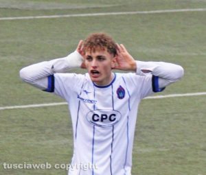 Sport - Calcio - Nicolò Cesaroni dopo un gol col Civitavecchia