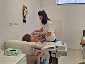 Visite mediche dei minifacchini di Santa Rosa