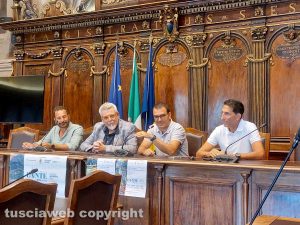 La presentazione del Festival Lante by Ance - Francesco Cerra, Alfonso Antoniozzi, Sergio Saggini e Fabio Belli