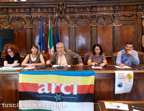 La presentazione della storica rassegna cinematografica "Immagini dal sud del mondo" - Letizia Lucangeli, Sandra Gasbarri, Alfonso Antoniozzi, Cipriana Contu e Marco Trulli