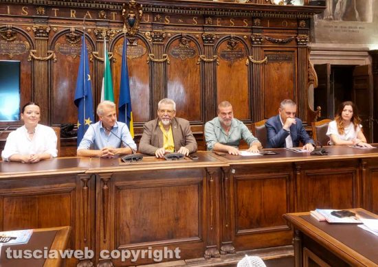 Viterbo - Presentazione del Festiva Barocco - Viterbo - Presentazione del Festiva Barocco - Lucia Adelaide Di Nicola, Andrea De Carlo, Alfonso Antoniozzi, Antonio Rizzello, Aldo Piermattei e Donatella Lupino