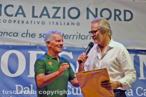 Santa Rosa - Pienone per la seconda cena con i facchini - Massimo Mecarini col questore Luigi Silipo