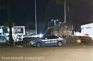 Viterbo - Paura al Sacrario, l'intervento della polizia