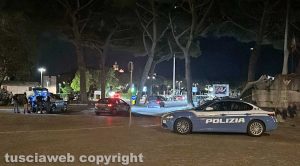Viterbo - Paura al Sacrario, l'intervento della polizia