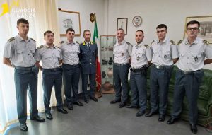 Tarquinia - Guardia di finanza - Sei allievi marescialli in tirocinio pratico