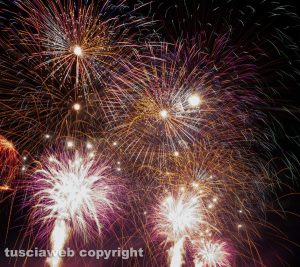 Fuochi d'artificio a Vallerano